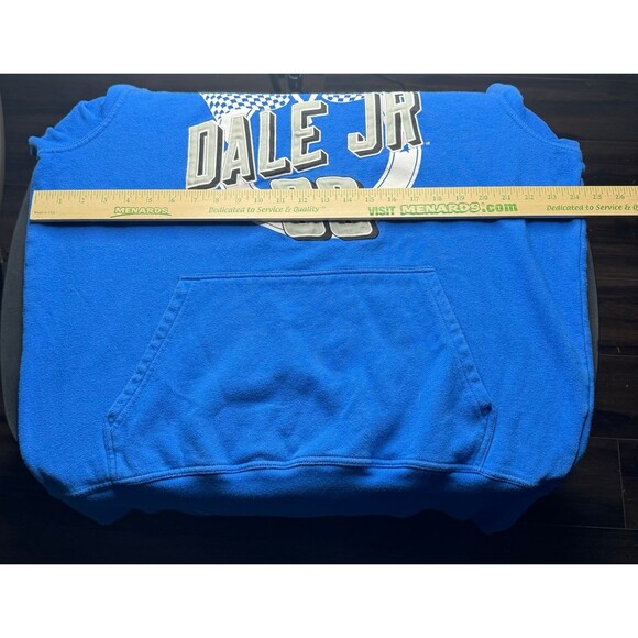 Nascar Dale Earnhardt Jr Hoodie Hooded Sweatshirt Royal Blue Embroidered 88 XL - Picture 6 of 7